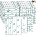 200 Pieces Makeup Hand Palette Single Use Waterproof Makeup Mixing Palette Disposable Foundation Mixing Tray Adhesive Artist Cosmetic Tape for Women(3.15 x 3.15 Inch)