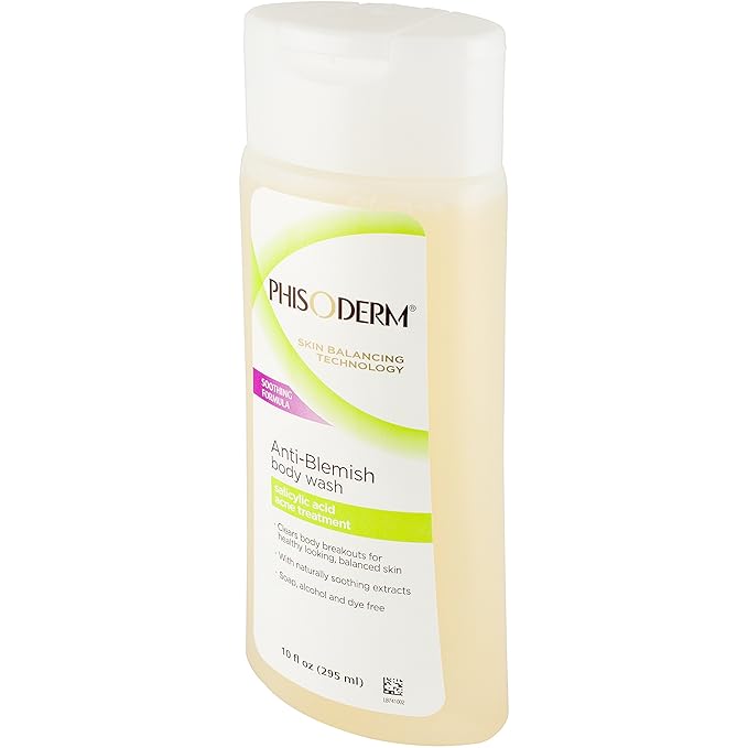 Phisoderm Anti-Blemish Body Wash, 10-Ounce