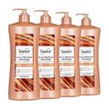 Suave Silk Protein Smooth & Sleek Shampoo for Dry, Unmanageable Hair, Anti-Humidity + 48HR Frizz Control, Enhances Shine, 28 FL OZ Pump, 4 Count