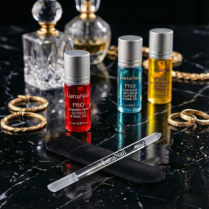 Cuticle Oil for Nails & Growth, Roll-On | Vitamin E & Jojoba Nail Strengthener Serum | Deep Hydration for Dry, Damaged Cuticles | Overnight Repair Treatment | Vegan (Mango Orange)