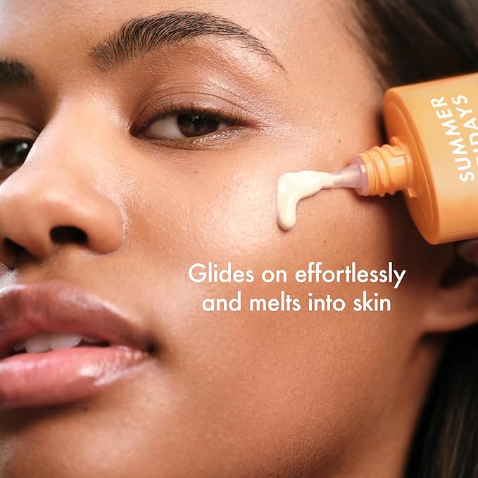 Summer Fridays Mini Jet Lag Mask + ShadeDrops SPF 50 Mineral Sunscreen Skin Care Set - Hydrating Face Moisturizer + Mask with Hyaluronic Acid - Lightweight, Skin-Blurring Face Sunscreen (2 Count)