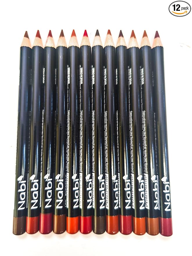 Nabi 12 Pieces, 12 Colors Lip Liner
