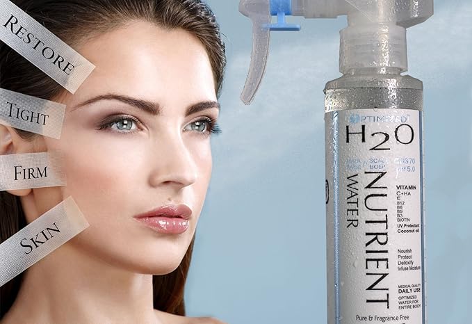 Anti Aging Lightweight Hydrating Mist For Hair, Face, Skin, Vitamin C Toner + Hyaluronic Acid serum, Maximum Clinical Strength made by a Stanford Ph.D Doctor!