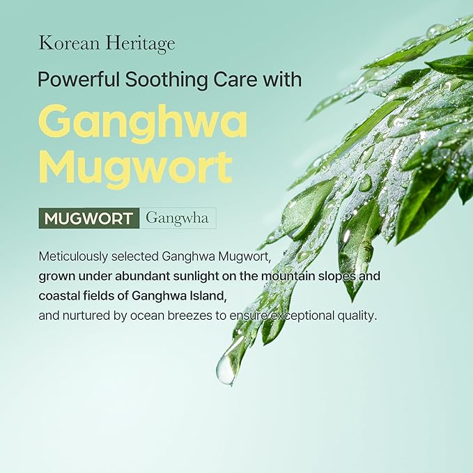 I'm from Mugwort Mask, Wash-Off Calming Face Mask with Mugwort Extract, Cooling & Soothing Care for Sensitive Skin, Korean Skincare 2.46 fl.oz