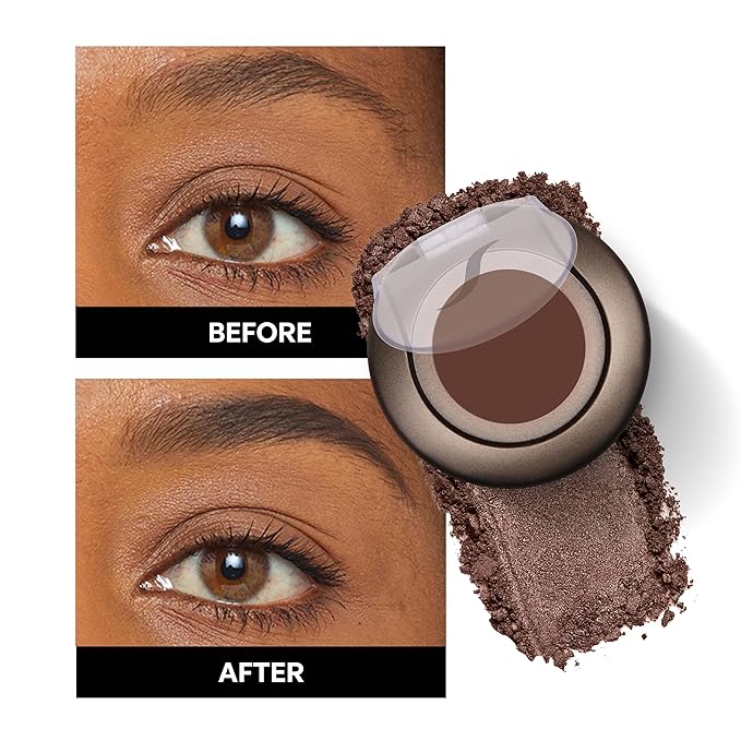 SORMÉ Smudge Proof Long Lasting Eye brow Powder for Women - Always Perfect Brows with Brush and 3 Shaping Eyebrow Stencils (Fine, Medium, Full) - Finest Color Pigment Eyebrow Filler - Walnut