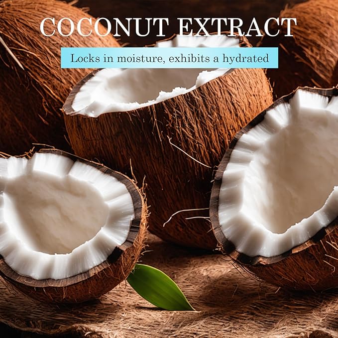 Body Lotion, 24hr Moisturizing & Deep Hydration, Absorbs Instantly Moisturizer for All Skin Types, 5.3 fl oz (1 Pack, Coconut)