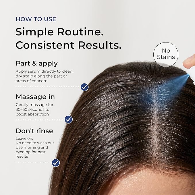 Neurogan GHK-Cu + AHK-Cu Hair Serum Pro - Lightweight Scalp Serum with Dual Copper Peptides - Daily Hair & Scalp Use, Cosmetic Product