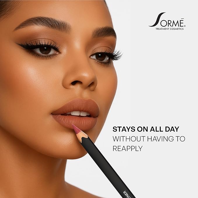 Sorme Cosmetics Waterproof Smear Proof Lip Liner, Tease, 0.06 Ounce