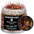 Chameleon Flakes for Resin [ Purple | Green | Blue ] - Color Shift Mica Pigment Powder for Epoxy Resin - Chrome Flakes for Tumblers, Molds, Nail Art, Eyeshadow, Makeup