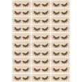 Wholesale Lashes, 3D Faux Mink Eyelash Bulk, 18mm Handmade Reusable Eye Lash, Dramatic Fluffy False Lash with Glitter Portable Packing (30 pairs - A02)