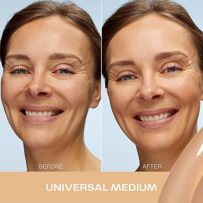 LUMENE Invisible Illumination Instant Glow Beauty Serum | Universal Medium Shade | Face Makeup & Brightening Serum | Lightweight, Buildable Coverage | Vegan | 30 ml