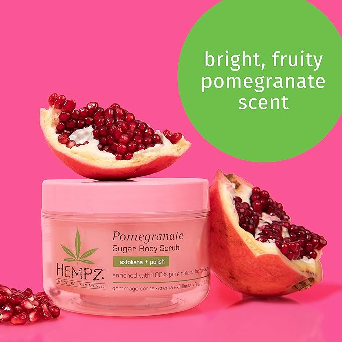 Hempz Supre Sugar Scrub Pomegranate 7.3oz