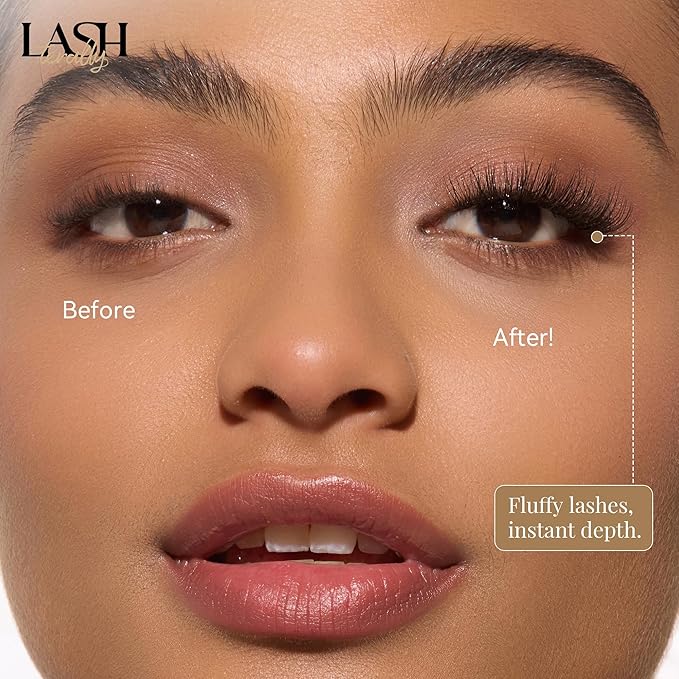 Sassy Wispy 10-14mm Self-adhesive Glue free Easy Removal DIY Fluffy lash extension D Curl Thick natural 5D Upgrade False Eyelashes 120 clusters Tweezer free