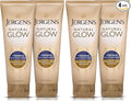 Jergens Natural Glow +Firming Self Tanner Body Lotion,Medium to Deep Skin Tone,Sunless Tanning Moisturizer with Collagen and Elastin,Helps to Visibly Reduce Cellulite,7.5 Oz,(Pack of 4)