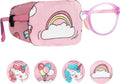 Astropic Cotton & Silk Eye Patch for Kids Glasses (Right Eye, Rainbow)