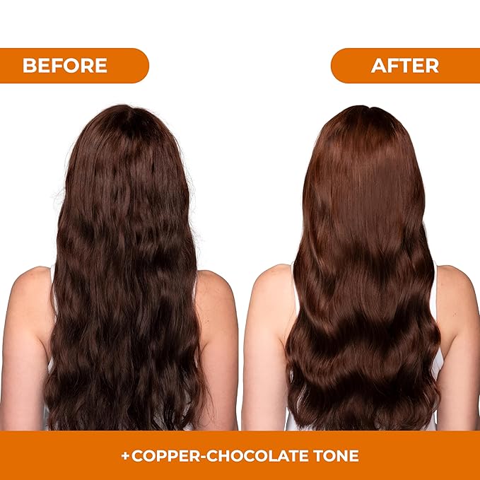 naissant Copper Chocolate Hair Toning Shampoo | Ultra High-Purity Pigments | Deposits Copper-Chocolate Tone | Hyaluronic Acid, Collagen & Biotin | Paraben, Ammonia & Sulfate Free | 10.1 Fl. Oz