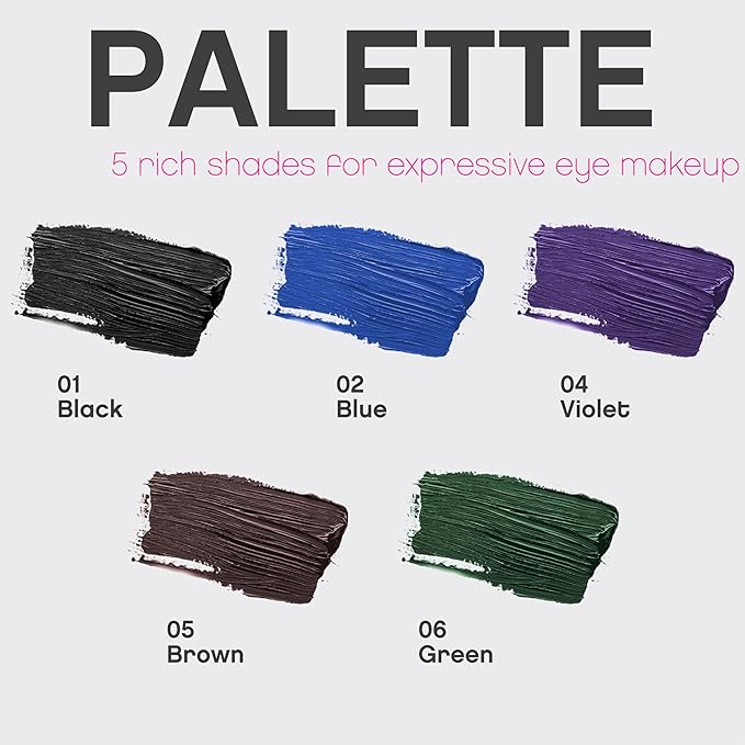 Vivienne Sabó Cabaret Premiere Purple Mascara, Volume and Length, Defining, Curling, No Flaking, No Clumping, Smudge Proof, Washable, Cruelty-Free, Made in Europe, (04 Purple), 0.3 Fl Oz, 1 Pack