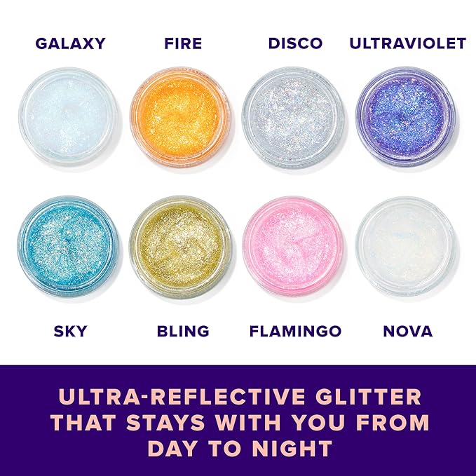 UNICORN SNOT Holographic Face Glitter & Body Glitter Gel | Hair Glitter, Vegan & Cruelty-Free, 1.7 oz Purple Glitter (UV)