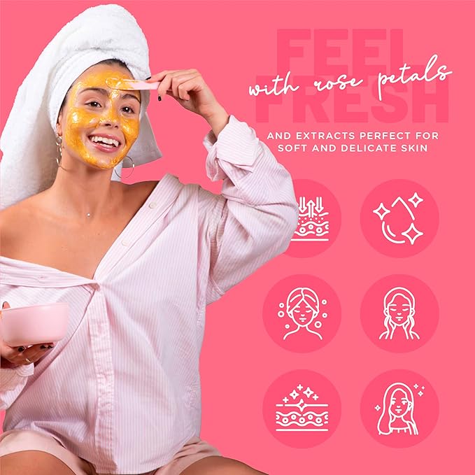 BRÜUN Jelly Mask Egyptian Rose Rubber Face Mask Peel-Off Jar