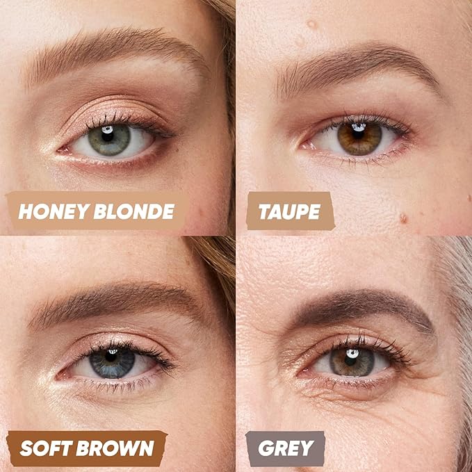 Kosas Brow Pop Eyebrow Pencil – Brow Pencil with Spoolie, Taupe