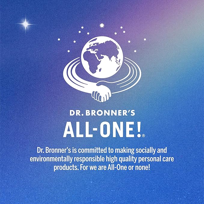 Dr. Bronner's Organic Sugar Soap (Baby Unscented, 12 Ounce) - Made with Regenerative Certified Organic Oils, Sugar & Shikakai Powder, 4-in-1 Use: Hands, Body, Face and Hair- Liquid Soap, Nourishes