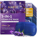 MAREE Heated Eye Masks for Dry Eyes – Steam Eye Mask Disposable – Self Heating Eye Mask for Puffy Eye – Facial Steamer Alternative for Relaxation – Warm Compress for Eyes – Spa Gift for Women