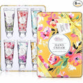 BODY & EARTH # LOVE Hand Cream Gifts Set for Women, Mothers Day Gifts for Mom, Moisturizing Hand Lotion Travel Size for Dry Cracked Hands, Shea Butter & Lavender Hand Cream Gift Set, 6 x 1 OZ