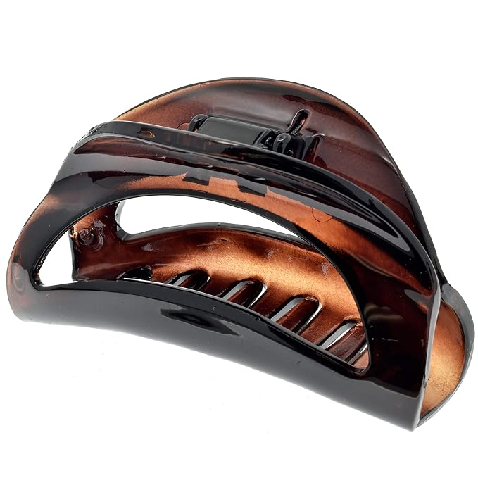 Camila Paris CP1562 French Hair Clip for Women Tortoise Shell Small Girls Hair Claw Clips Jaw Fashion Durable Styling Hair Accessories for Women, Strong Hold No Slip Grip, Made in France