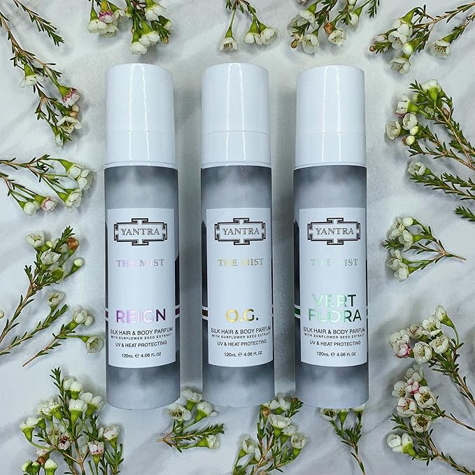 Beauty The Mist Silk Hair & Body Perfume - Hydrating Thermal Protector Fragrance - Texturizing, Conditioning Spray for Enhancing Volume, Bounce, and Shine - Light, Long Lasting 4.06 oz