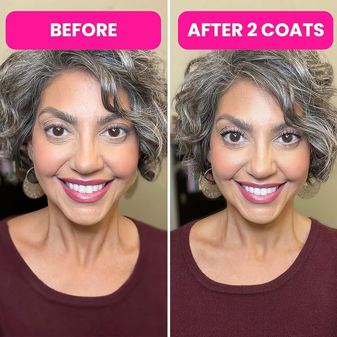 Prime Prometics PrimeLash Mascara for Older Woman – Volumizing, Incredible Length in 2 Coats – Long-Stay, Zero Clumps, Hypoallergenic (Smoky)