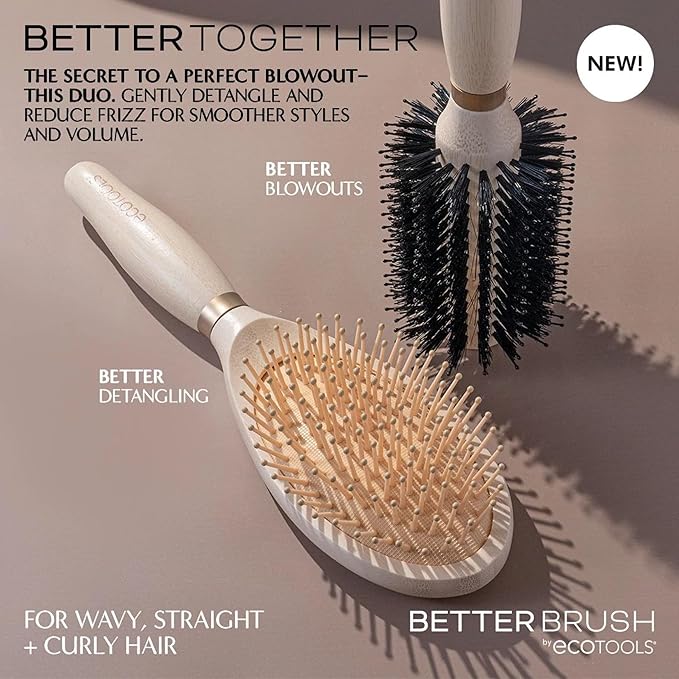 EcoTools Better Brush Volumizing Round Brush, 1 Count