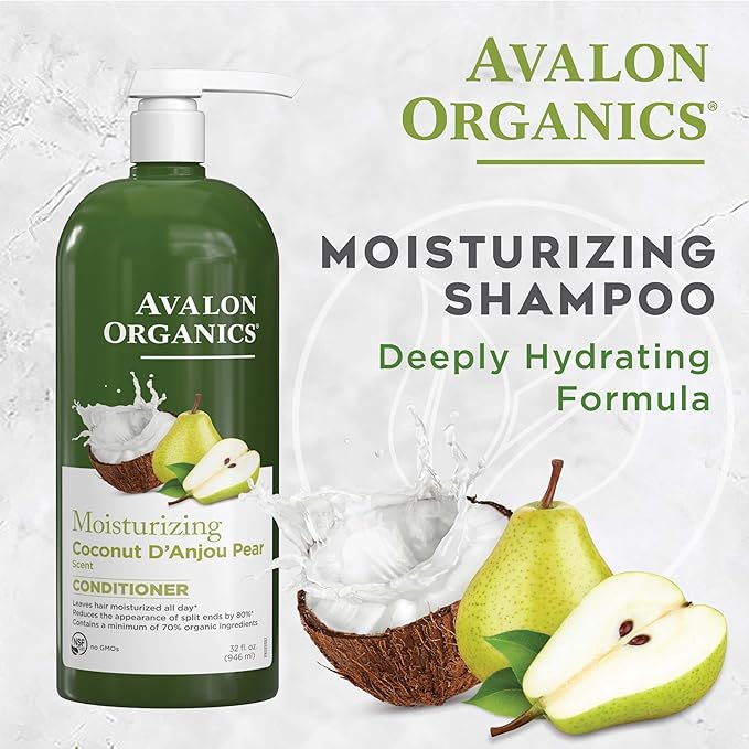 Avalon Organics All Natural Coconut Pear Conditioner, 32 Fl Oz