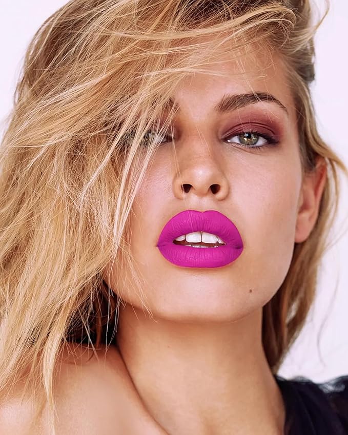 MAKI YIKA Hot Pink Lipstick for Women Color Stay Long Lasting Lipsticks No Smudge Matte Liquid Lipstick Transferproof Cruelty-Free Lip Color for Mother's Day,Pink Soul