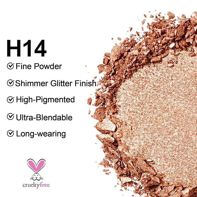 Erinde Matte Eyeshadow Palette Makeup, Neutral Single Eye Shadow Powder
