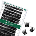 Lash Clusters,96 Pcs Cluster Lashes Y10 D Curl 8-18MIX DIY Lash Extensions Eyelash Clusters,KEYYOU Volume Wispy Individual Lashes Soft&Comfortable Easy DIY at Home(Y10,D-8-18MIX)