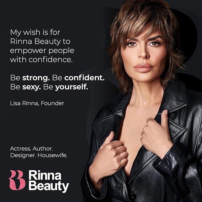 Rinna Beauty Icon Lip Kit - Amelia- All-in-one Lip Kit Includes Lipstick, Lip Gloss, Lip Liner - SWEET PINK look - Vegan, Long-lasting, Anti-aging & Moisturizing, Cruelty-Free - 1 each