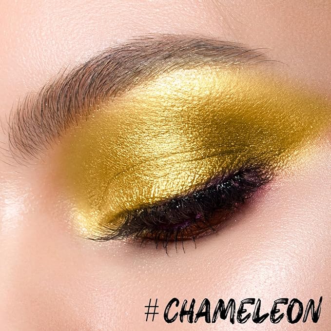 Profusion Cosmetics Chrome Liquid Eyeshadow, Long-Lasting Multichrome Eye Shadow, High-Impact Multi-Dimensional Finish, Light-weight Quick-Drying Formula, Chameleon