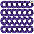 Silk Satin Scrunchies for Women Girls 24 PCS Hair Scrunchies Silk Satin Hair Ties for Thick Hair Bulk Hair Ties Hair Accessories