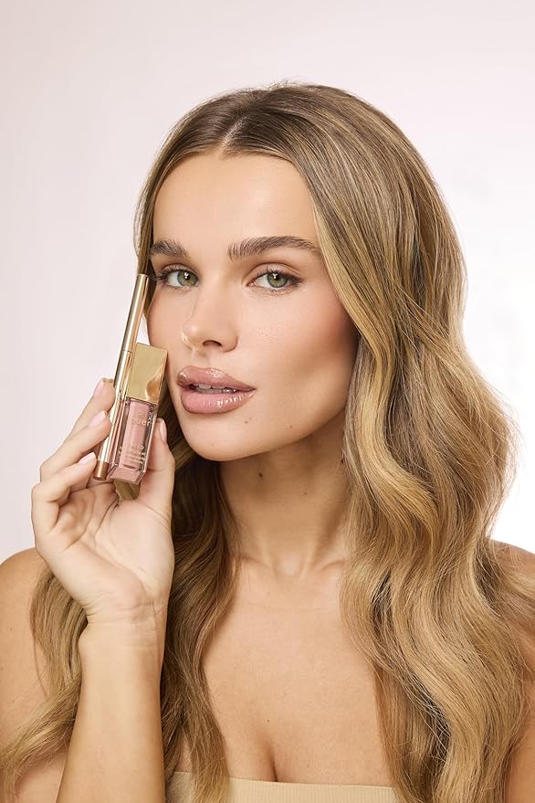 Jouer Café Lip Kit | Long-Wear Crème Lip Liner in Café (matte neutral brown) & Tinted Lip Oil in Chantilly (shimmering milky nude) | $47 Value