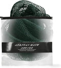 African Net Sponge Authentic for Exfoliating - Extra Knots for Deep Cleansing & Back Scrubbing - Body Scrubber Washcloth for Women & Men - Daily Shower Exfoliator for Smooth, Glowing Skin(Dark Green)