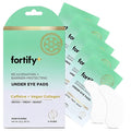 Fortify Skincare Under Eye Patches with Caffeine & Collagen – 3-in-1: Detox, Treat, Boost – Dermatologist Tested, Korean Skin Care – Depuffing Eye Pads for Wrinkles & Dark Circles – 5 Pairs