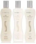 BioSilk Silk Therapy Trio Gift Set: Silk Infused Shampoo, Conditioner & Serum for All Hair Types, Restores & Maintains Hair Health, Paraben & Sulfate Free, 21 Fl Oz