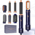 6 in ONE Blow Dryer Brush,Air Curling Iron Round Brush Blow Dryer 800W,Ionic Hair Dryer Brush for Women, Hot Air Brush Hair Styling Tools 100-120V