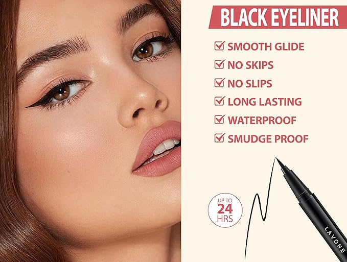 Eyebrow Pencil Kit, with Microblading Eyebrow Pen, Eyebrow Gel, Eyeliner, Eyebrow Brush, Eyebrow Pencils for Women, Waterproof, Smudge Proof, Long Lasting Makeup Formula - Gray