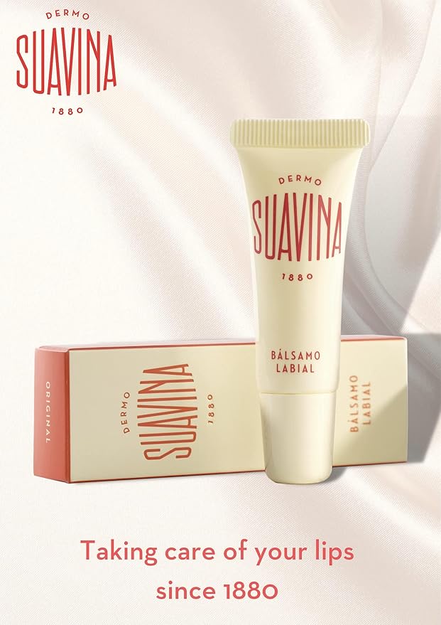 Suavina Lip Balm Hydrating Treatment for Dry Cracked Lips – Natural Intensive Lip Repair & Moisturizing Protection – Extreme Dry Lip Treatment for Men & Women – Cold Weather Lip Therapy