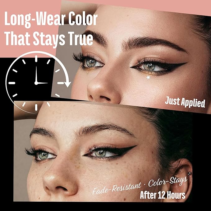 BEPHOLAN Liquid Black Eyeliner Waterliner Proof Eyeliner Waterproof Eye Liner Long Lasting Smudge Resistant Safe For Sensitive Eyes(Black)