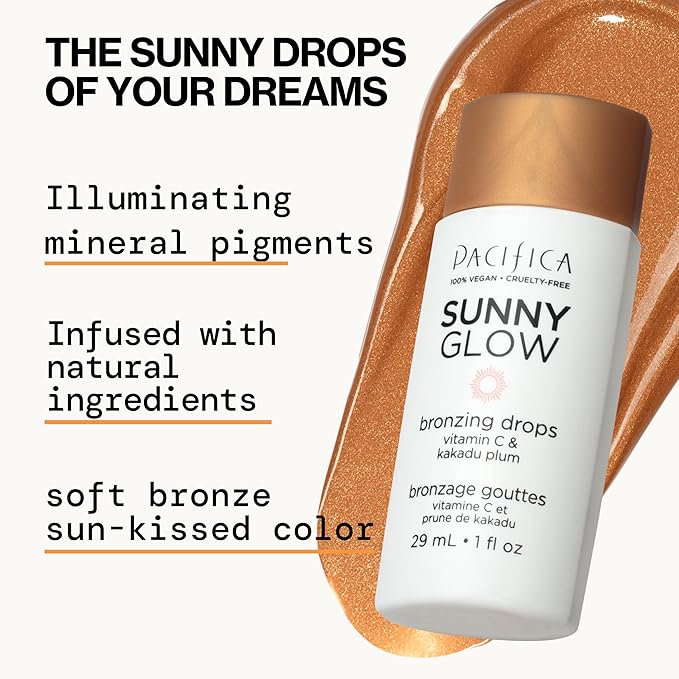 Pacifica, Drops Sunny Glow Bronzing (Pack of 2)