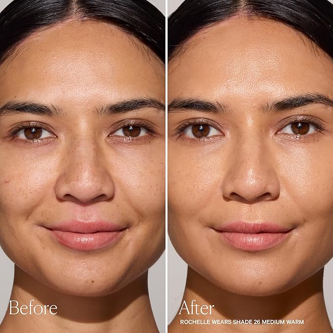 Well People Skinforia Serum Foundation, Lightweight Tinted Formula Hydrates, Smooths, and Evens Skin Tone with Birch Sap and Mushroom Complex, Long-Lasting, Natural Finish, 26 Medium Warm