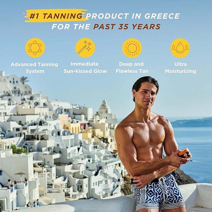 Carroten Intensive Tanning Gel | Travel Size Browning Tan Accelerator | Non-Greasy Water-Resistant with Carrot & Coconut Oil | Vitamin A&E for Moisture & Hydration | TSA Approved | 1.7oz + Spatula