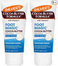 Palmer's Cocoa Butter Formula Foot Magic Exfoliating Foot Scrub with Vitamin E for Dry,Cracked Feet,Use with-Foot Scrubber for Pedicure,2.1 Ounce,(Pack of 2)